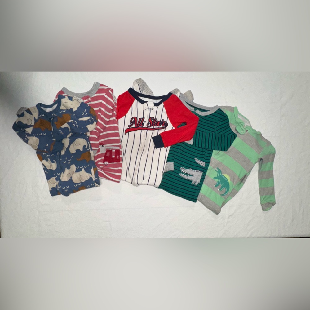 Carters 5 Pajamas 24 Months Boys